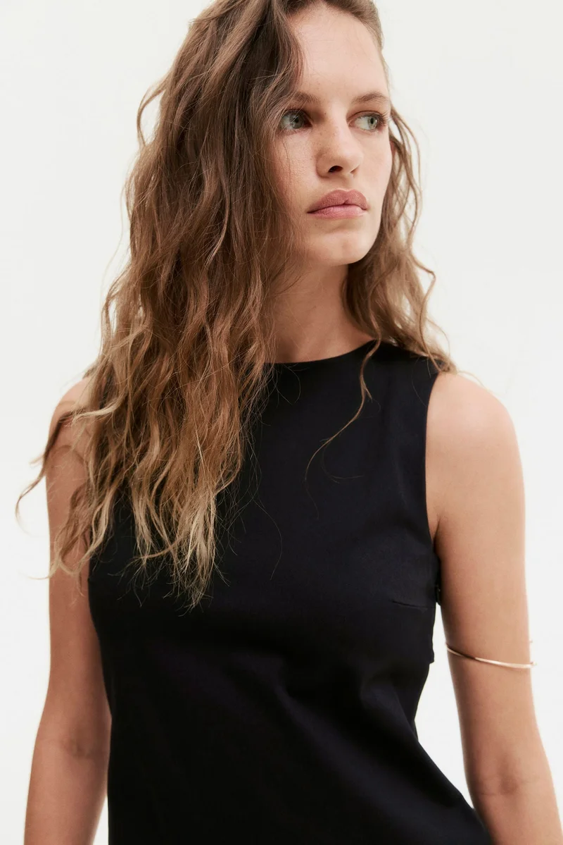 H&M Open-back cotton dress