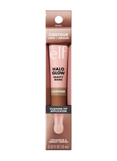 elf Halo Glow Contour Beauty Wand Liquid Contour Wand for a Naturally Shaped Look, Buildable Formula, Vegan & Cruelty Free, Light/Medium  - Image 1