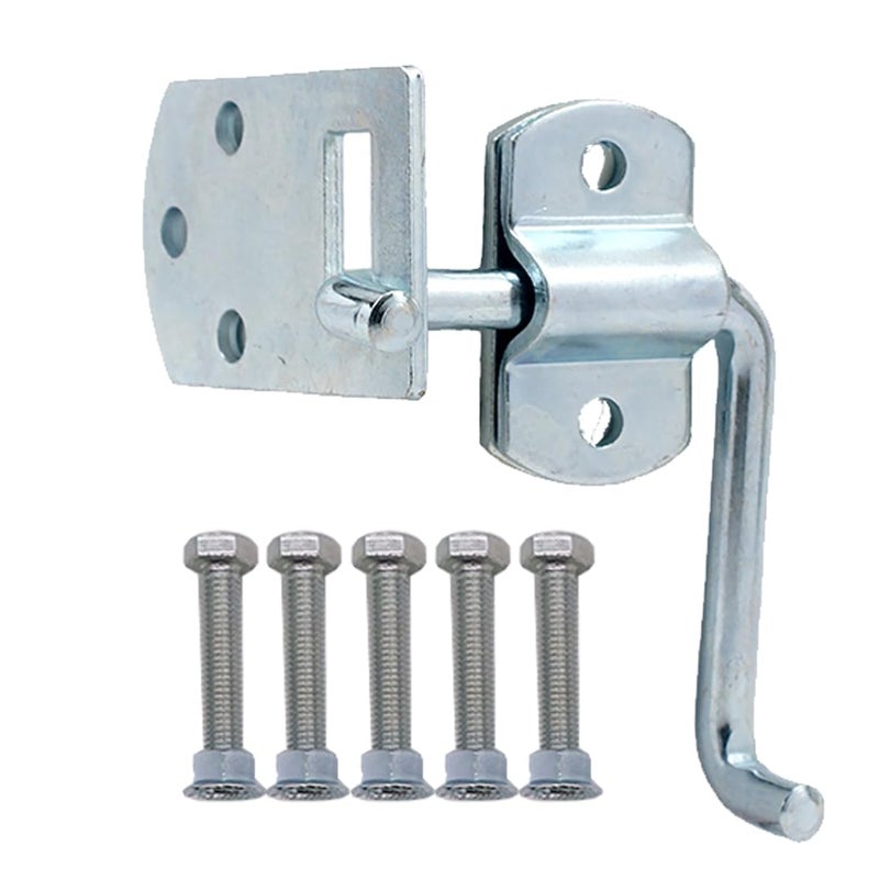Boxer Truck Corner Gate Latch Sets w/Bolts & Screws - Truck Stake Bed Latches Bracket Set for Utility Trailer, Stake Body Gates, Sheds, Wood, Trucks, & Trailers - Heavy Duty - 2 Set - Image 5