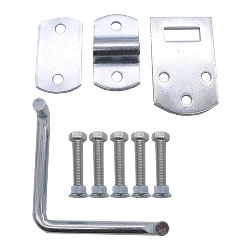 Boxer Truck Corner Gate Latch Sets w/Bolts & Screws - Truck Stake Bed Latches Bracket Set for Utility Trailer, Stake Body Gates, Sheds, Wood, Trucks, & Trailers - Heavy Duty - 2 Set - Image 4