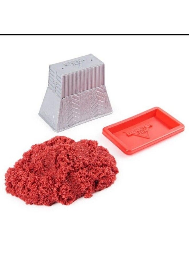 SPIN MASTER Monster Jam - Kinetic Sand - Monster Dirt 5 Oz. Refill Pack (Red)  - Image 2