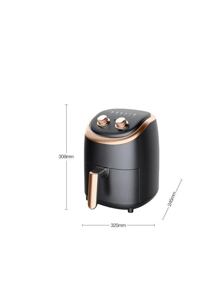 Strong - Strong D2400B 8L 2400W Manual Air Fryer, Black - Image 1