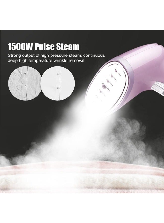 Clothes Steamer Iron: 1500W Fast Heating, 15s Heat-up, 350ml Tank, Auto Shut Off, Wrinkle Remover for Travel & Home.  - Image 5
