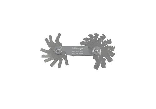 Mitutoyo 188-130, Screw Pitch Gage, 0.35mm to 6mm, 22 Leaves - Image 5