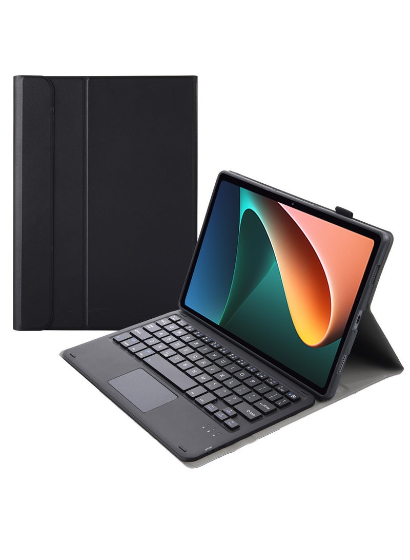 Bilingual Keyboard Cover and Touch Function Compatible with Huawei M6 10.8/matepad 10.8 Universal, Magnetic Detachable Touchpad Keyboard with Pencil Holder