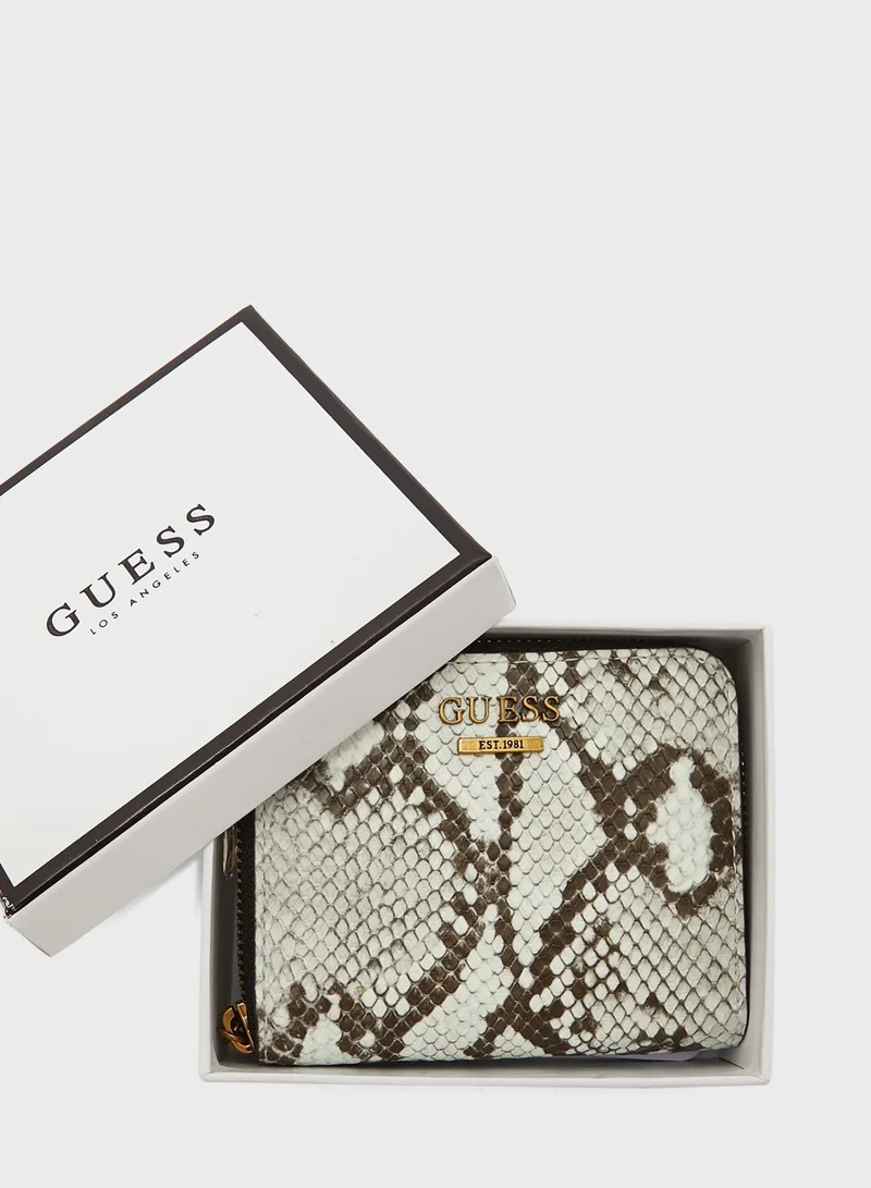 GUESS Katey Small Zip Around Purse