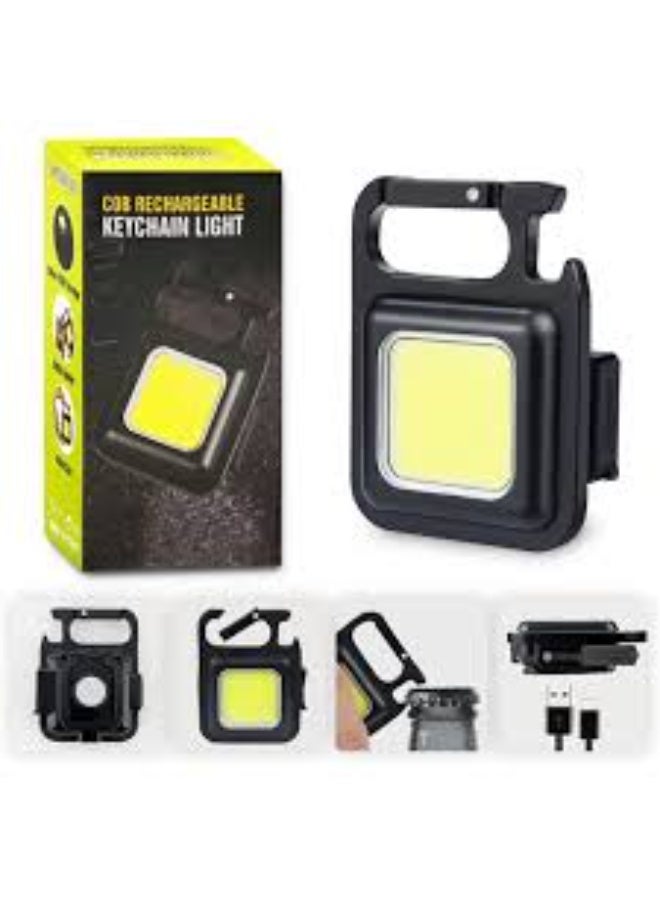 Rechargeable Keychain LED Flashlight with 1000 Lumen Super Bright LED, Bottle Opener & Waterproof Design - Image 4