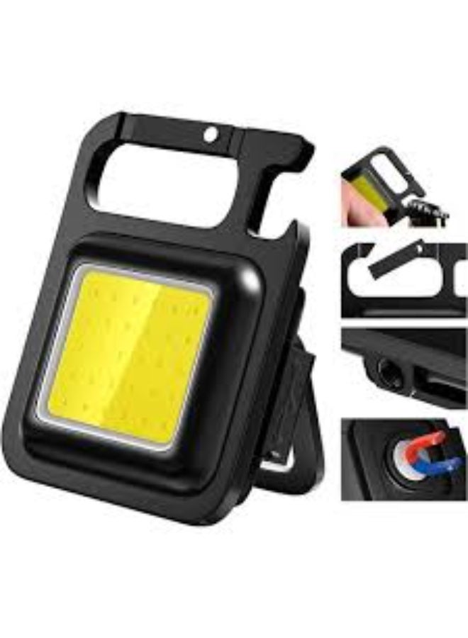 Rechargeable Keychain LED Flashlight with 1000 Lumen Super Bright LED, Bottle Opener & Waterproof Design - Image 2