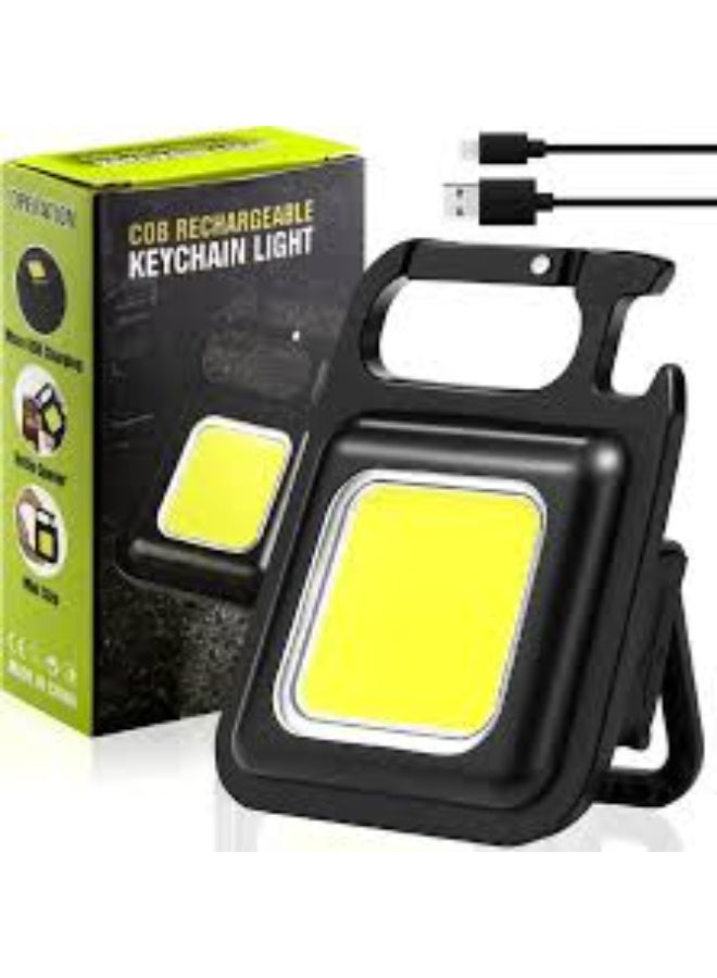 Rechargeable Keychain LED Flashlight with 1000 Lumen Super Bright LED, Bottle Opener & Waterproof Design - Image 5