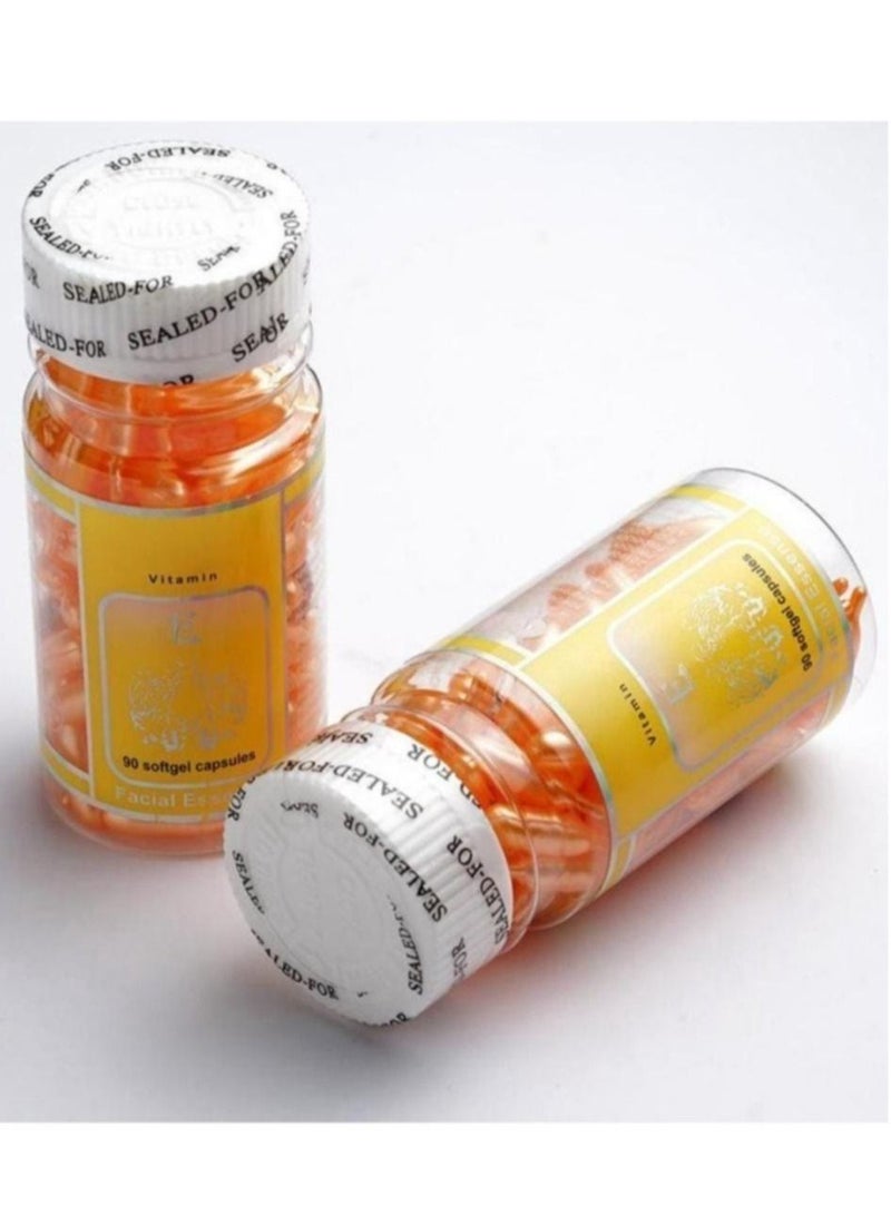 Vitamin whitening face cream capsule Set of two cans