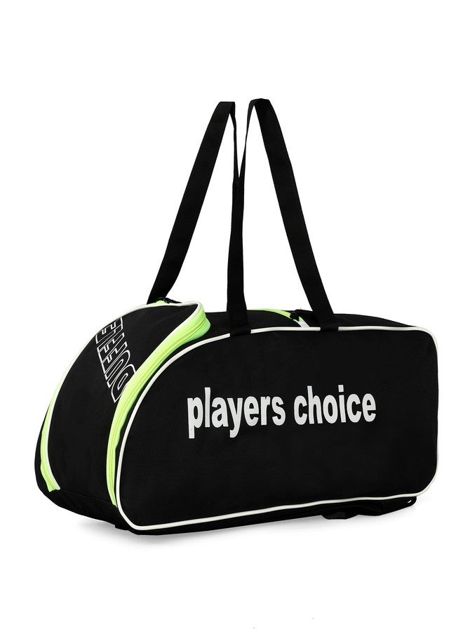 ADMARK Polyester Cricket Kit Bag Green/Black Heavy Duty With Single Bat Pocket For Kids (Cricket Bag Green) - Image 4
