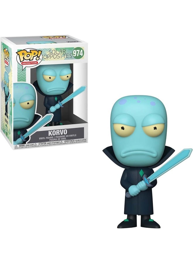 Funko 55794 Pop! Animation: Solar Opposites with Korvo Vinyl Figure