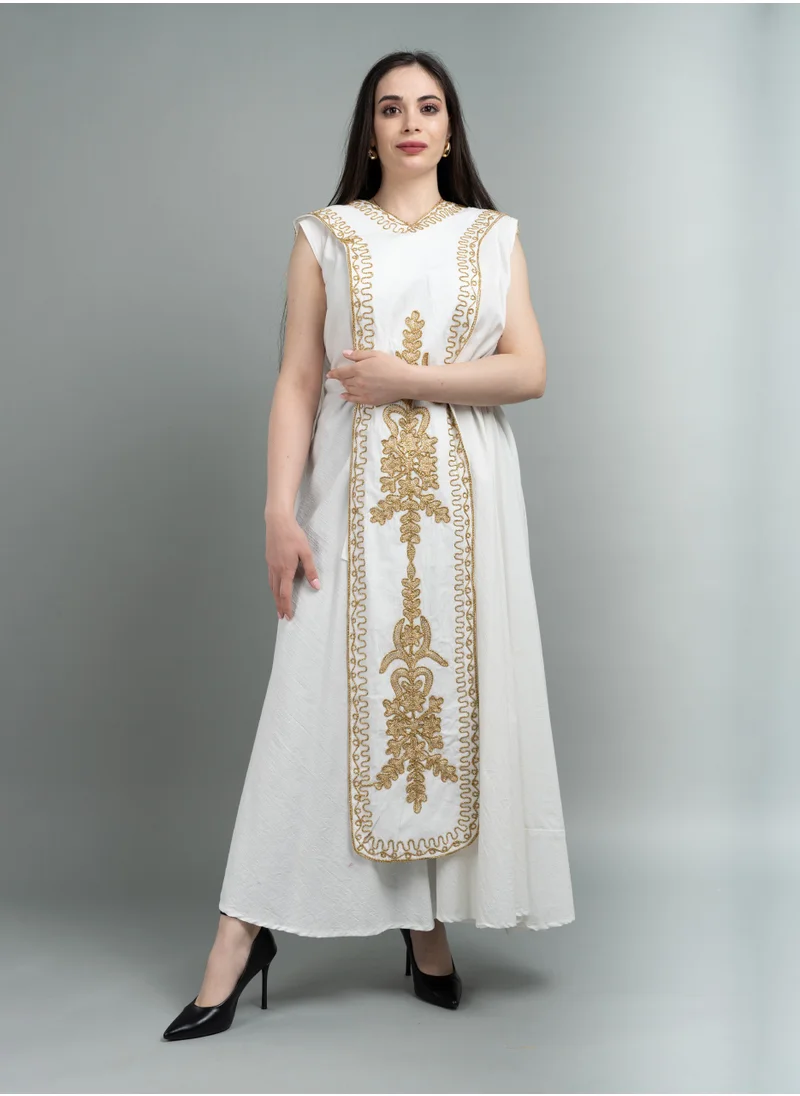 اكسا جلابية كويتي IK1618 ابيض