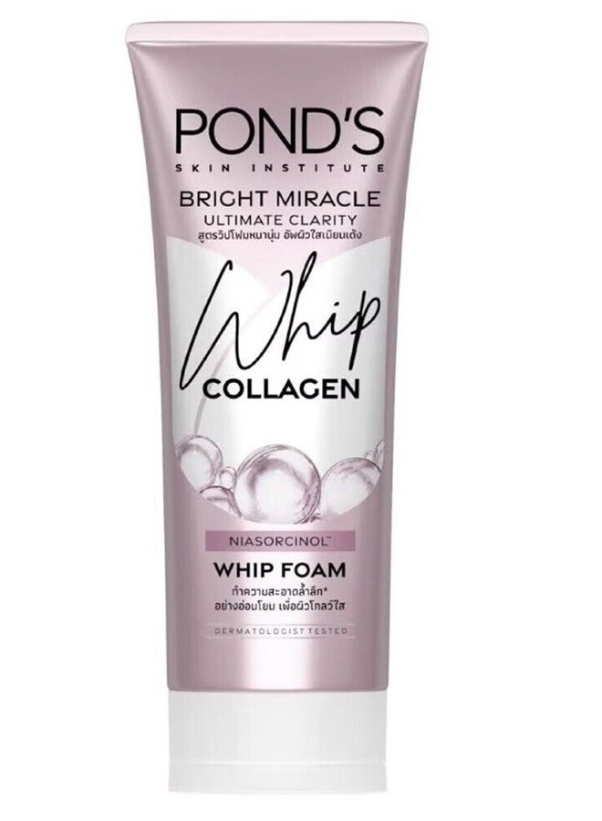 Pond's BRICHT MIRACLE COLLAGEN NIASORCINOL WHIP FOAM100 ML - Image 1