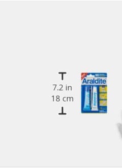 Araldite 17ML 90 MINUTES STANDARD EPOXY ADHESIVE GLUE (BLUE WHITE) Pack of 2  - Image 3