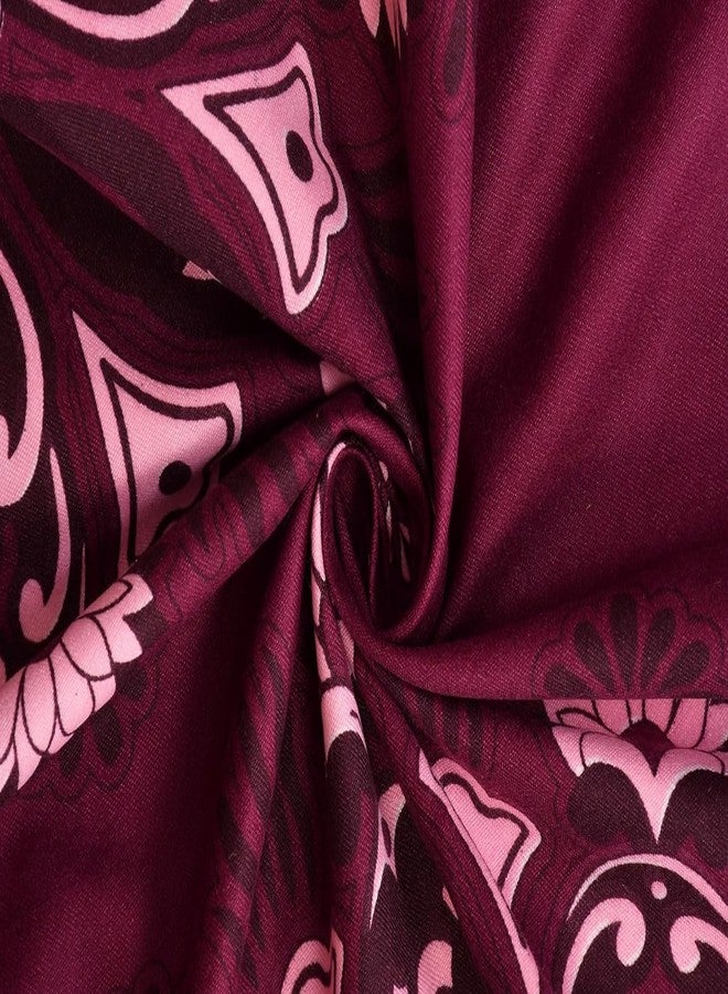 CLIDE+ CLiDE Presents 180TC Single Bedsheet for Single Bed Size (60X90) with 1 Matching Pillow Covers Size (17X27) (Maroon) - Image 3