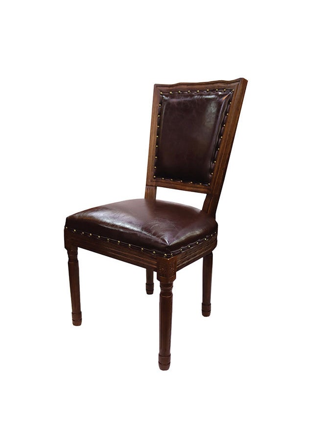 JILPHAR FURNITURE Jilphar Furniture Solid Wood Western Restaurant Chair JP1375B ,Brown  - Image 1