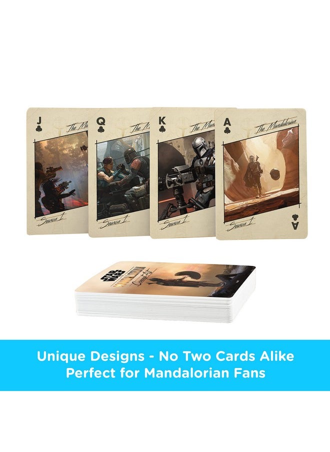 Aquarius Star Wars Playing Cards - Art Of The Mandalorian Themed Deck Of Cards For Your Favorite Card Games - Officially Licensed Star Wars Merchandise & Collectibles  - Image 3