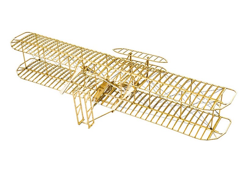 Viloga 3D Wooden Puzzles Airplanes DIY Wright Brothers Flyer Model Aircraft, Laser Cut Balsa Wood Airplane Kits to Builds, Perfect Wooden Models Plane Gift for Adults Teens - Image 1