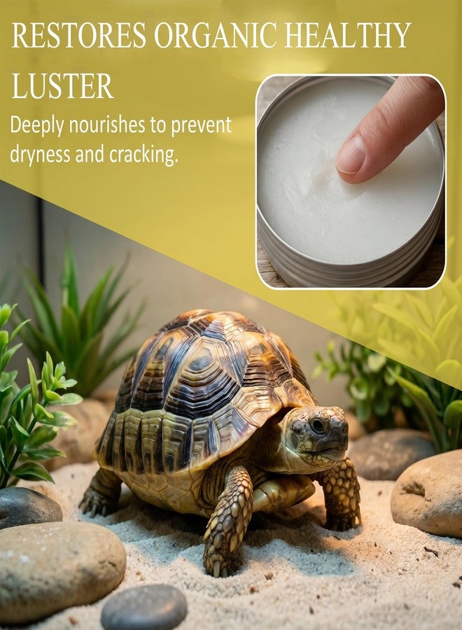 UMOKO Reptile Shell Care Balm 3.5 Oz, Tortoise Lizard Turtle Shell Moisturizer, Prevent Reptile Skin Dryness for Basking Platform Tank Rock Use - Image 2