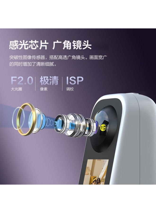 Tcl 4g Home Security Camera Indoor Hd Two-way Video Call Remote Mobile Monitoring 360° Panoramic Night Vision Voice Intercom - Image 2