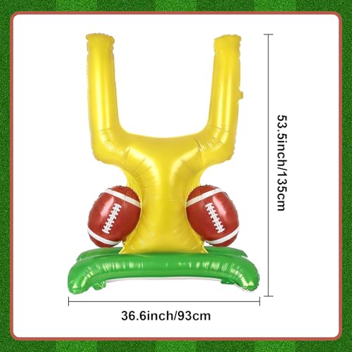 Atiloy Football Party Supplies Kit Football Goal Post Balloon Party Decorations for Sport Themed Party Decorations Game Day Kids Birthday Party Supplies Indoor Outdoor - Image 5