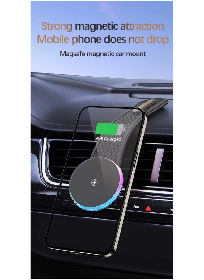 MATRIX Universal Wireless Car Charger Magnetic Wireless Charger For Mobile Phone  - Image 1