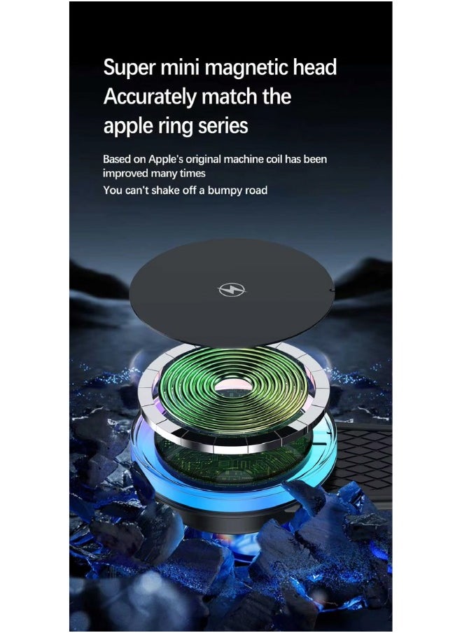 MATRIX Universal Wireless Car Charger Magnetic Wireless Charger For Mobile Phone  - Image 2