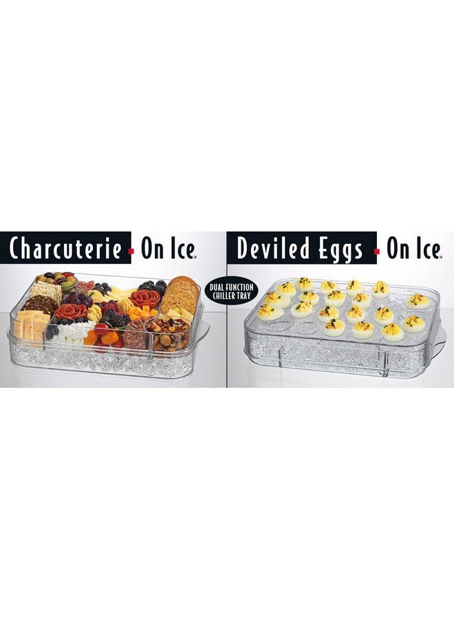 Prodyne Charcuterie On Ice & Deviled Eggs On Ice Platter 2 Piece Serveware Set - Image 2
