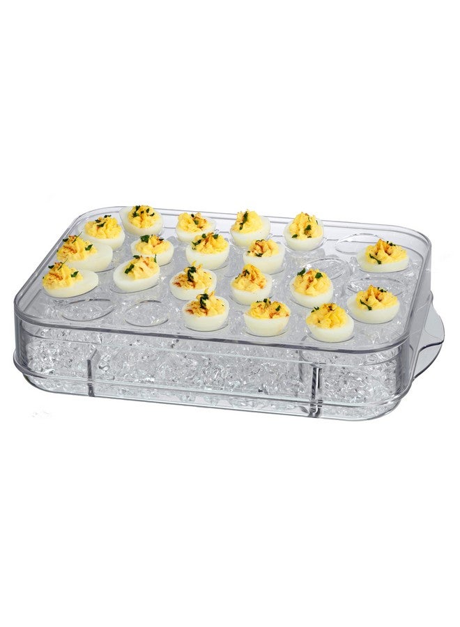 Prodyne Charcuterie On Ice & Deviled Eggs On Ice Platter 2 Piece Serveware Set - Image 3