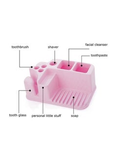 Toothbrush Cup Storage Rack Bathroom Washable Storage Organizer Stand Rack Multi Functional Toothbrush Holder 6 Slots for Toothbrush Toothpaste Cleanser Razor - pzsku/ZED67E10F8C1EA7063359Z/45/_/1691588366/a706f85c-4b59-41f5-a2da-4399c3319509