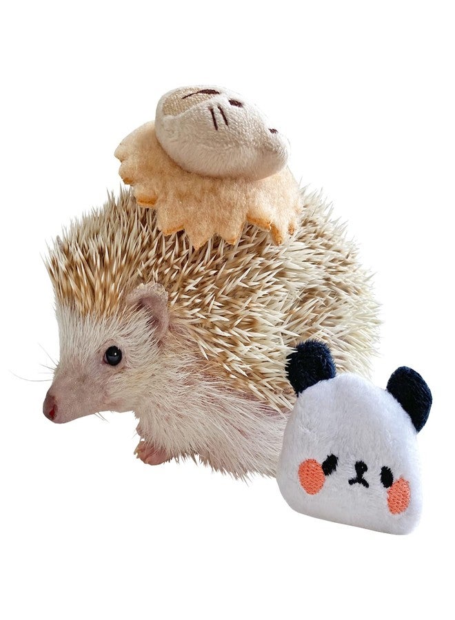 Ymid Select 2 Pcs Cute Small Animal Accessories Toys Lion Panda for Hedgehog Supplies Guinea Pig Hamsters Small Pet Toy Gift Photo Shoot Cage Accessory - Image 5
