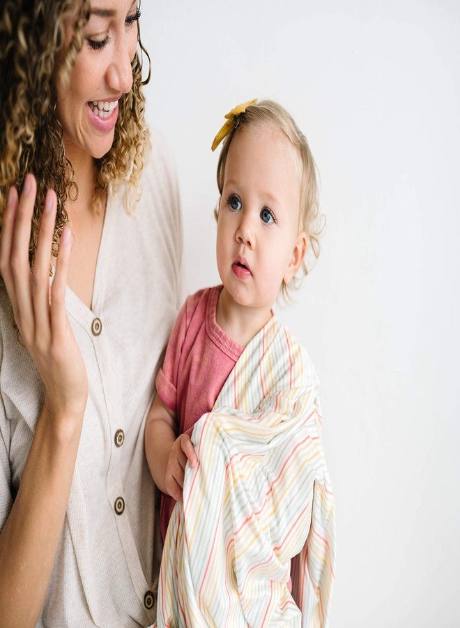 Copper Pearl Large Premium Knit Baby Swaddle Receiving Blanket Rainee - Image 4