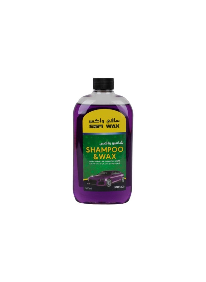 Safi WAX Safi wax sampoo and wax 500ml purple  - Image 1