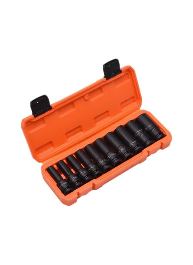 Harden Harden Impact Socket Set 1/2 Long 10 PSC 10mm - 24mm  - Image 1