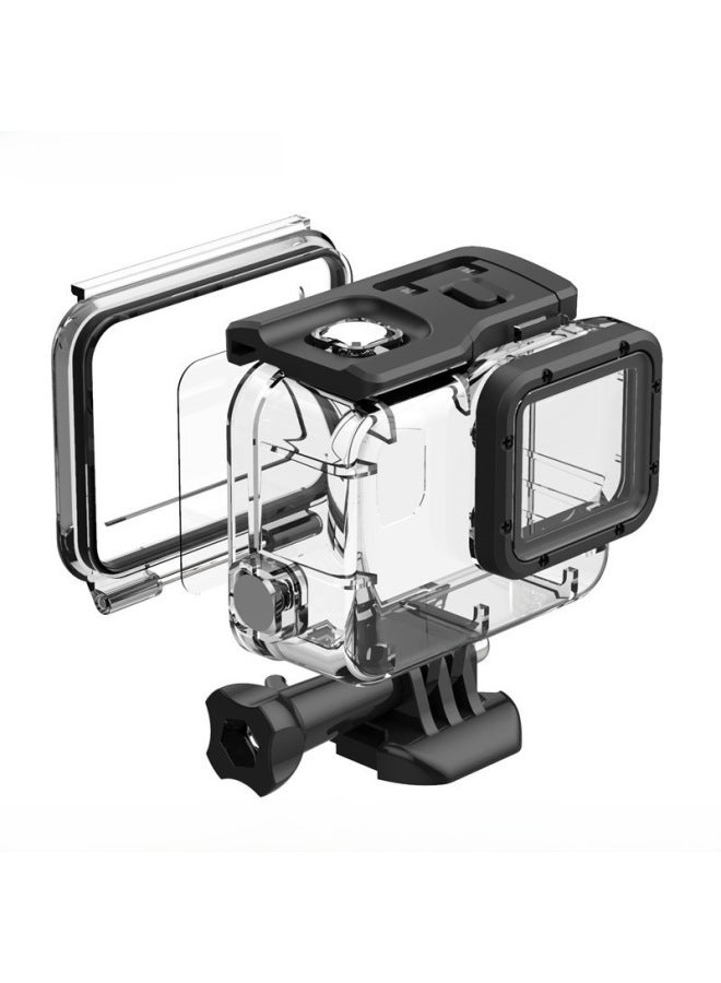 Generic Applicable To Gopro Accessories 5/6/7 Touch Waterproof Shell Sports Camera Diving Waterproof Shell Drop-resistant Protective Shell-Color:5-7 Generation With Touch  - Image 2