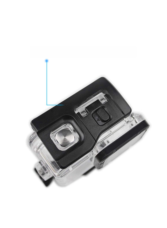 Generic Applicable To Gopro Accessories 5/6/7 Touch Waterproof Shell Sports Camera Diving Waterproof Shell Drop-resistant Protective Shell-Color:5-7 Generation With Touch  - Image 5