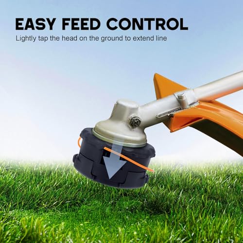 Buckbock Speed Feed 400 Trimmer Head for Echo SRM 225 SRM210 SRM230 SRM250 SRM251 SRM260 SRM261 PAS210 PAS225 PAS230 PAS260 Shiandaiwa T195S T220 T222 T230 T231 Trimmer Bump Feed - Image 4