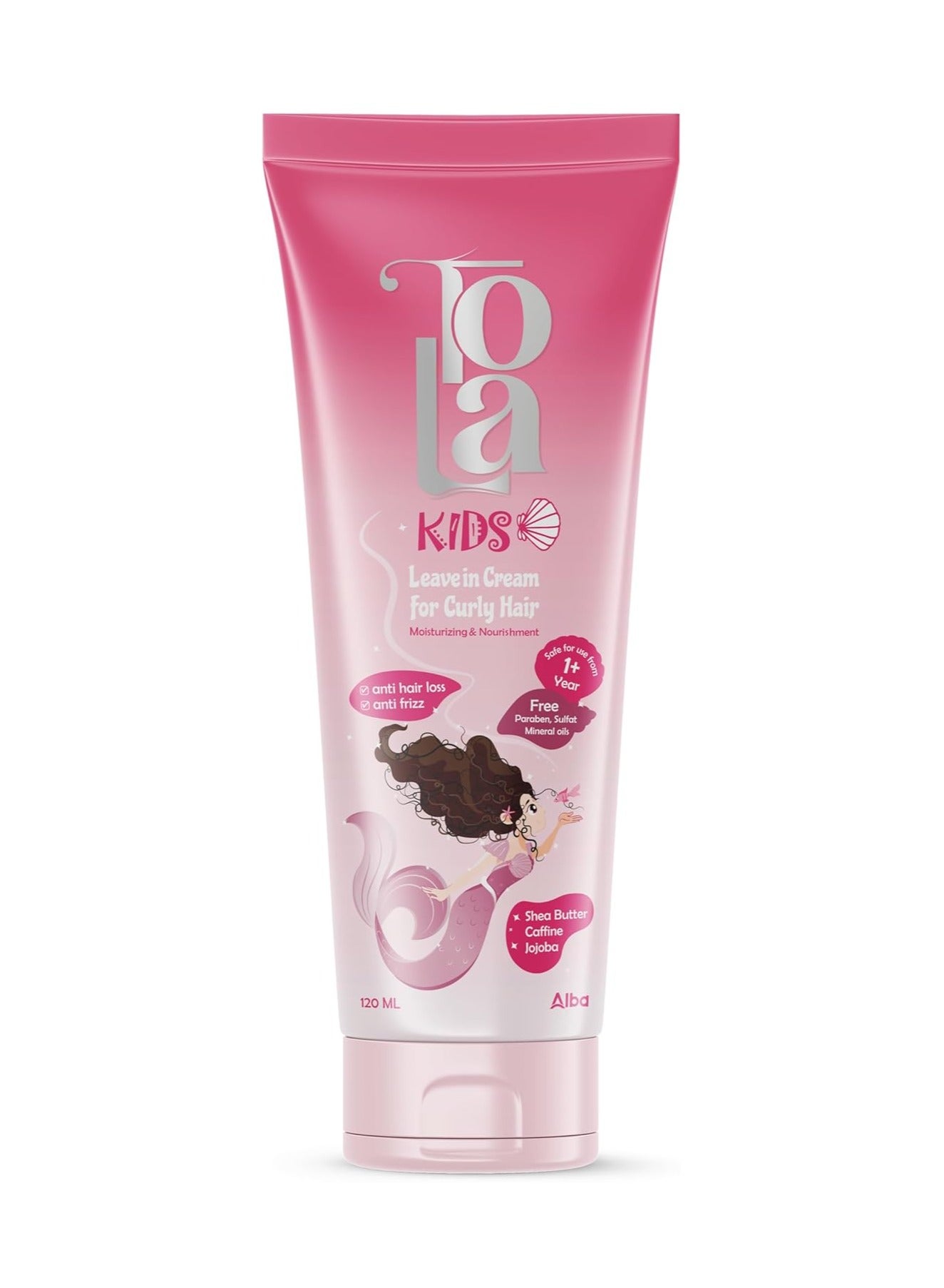 Tola Kids Leave In Cream - For Kids Curly Hair 120ml