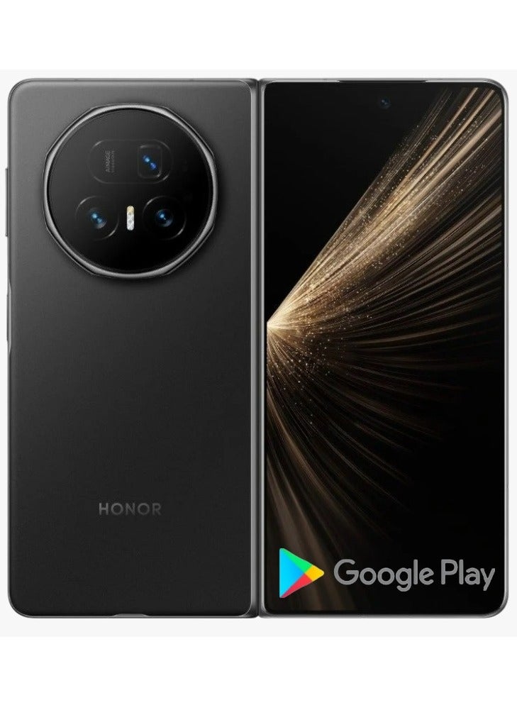 Honor Magic V5 Foldable Smartphone (512GB 16GB RAM) Black NFC |Chinese Spec |6100mAh Battery 66W wired Charge | Snapdragon 8 Elite (3 nm) AMOLED 120Hz 7.95" | YOYO AI assistant, AI Ecosystem event | 4.1mm thickness | Android 15, MagicOS 9 | with Google Play Support - Image 1