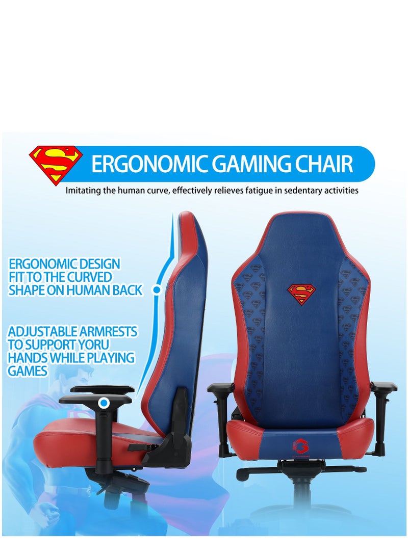 GameOn GAMEON Licensed Gaming Chair with Adjustable 4d Armrest and Metal Base Superman | DC-003 - Image 2