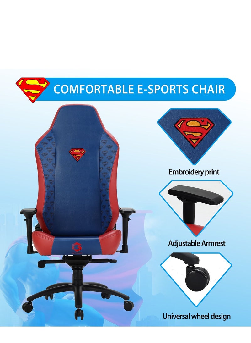 GameOn GAMEON Licensed Gaming Chair with Adjustable 4d Armrest and Metal Base Superman | DC-003 - Image 4