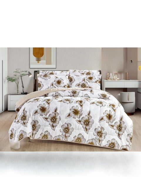 Double-sided comforter set, 6-piece mattress, fixed medium filling, king size