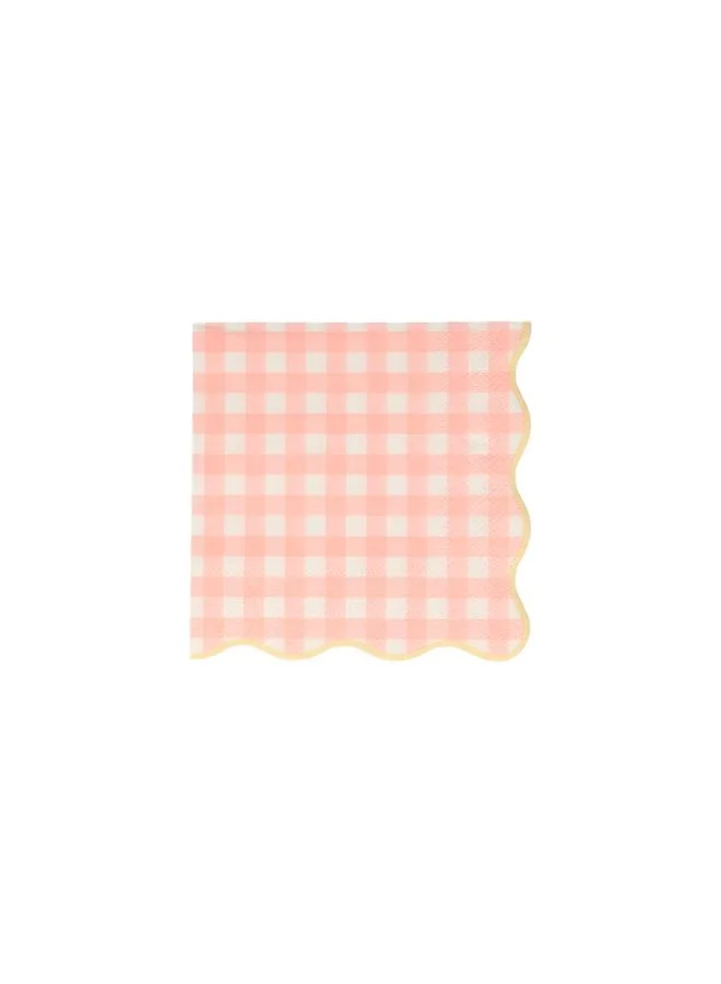 Meri Meri Gingham Small Napkins