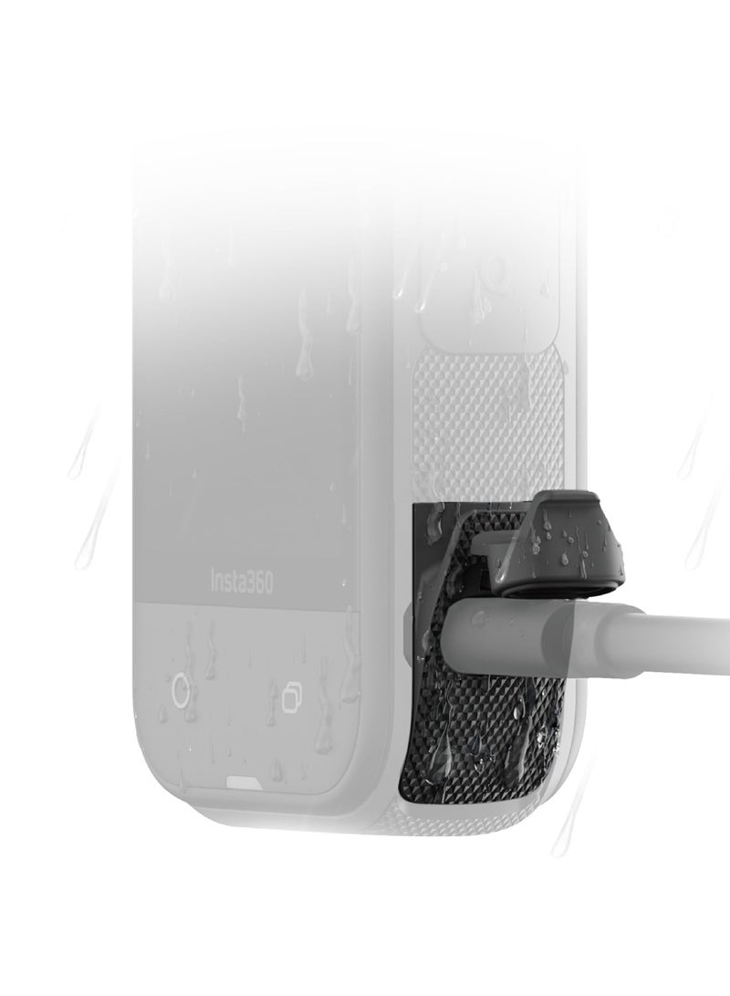 Insta360 X5 All-Weathered USB Charging Cover | Durable, IPX4 Weather-Proof Cover, Charge on Dusty, Rain or Wet Conditions, Easy to Install & Remove - Image 3