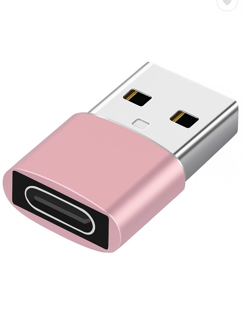 محول من النوع C إلى USB، محول من النوع C أنثى إلى USB ذكر، لجهاز iPad Pro Air AirPods، iPhone 14 Pro Max (قطعة واحدة) - Image 1