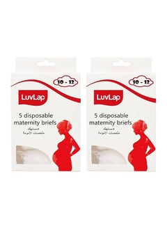 Luvlap Luvlap Disposable Maternity Brief (Size 10-12) (Pack of 2)  - Image 1