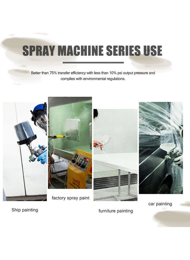 NIBEMINENT Portable Mini Size Spray Pump Air Compressor Set Multicolour - Image 2