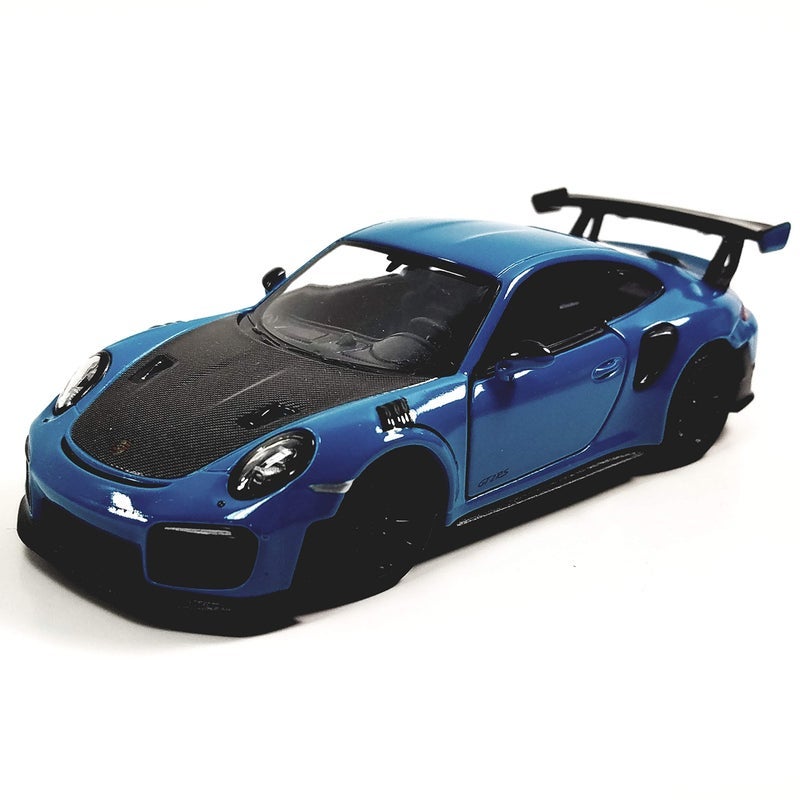 كين سمارت بورشه 911 GT2 RS أكوا بلو بمقياس 1/36 نموذج معدني مصبوب من سيارة ألعاب رياضية 2010 - Image 1