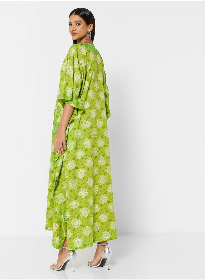 ARABIAN CLOSET EMBROIDERED KAFTAN  - Image 2
